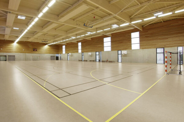 Nawierzchnia sportowa Omnisports Active +Tarkett Concrete Grey Beige