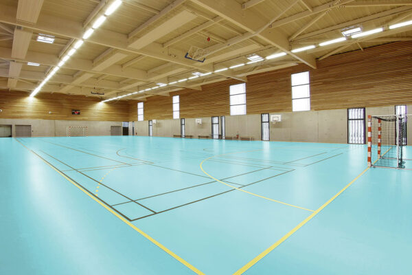 Nawierzchnia sportowa Omnisports Active +Tarkett Uni Lagoon