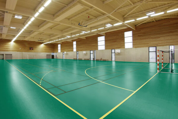 Nawierzchnia sportowa Omnisports Active +Tarkett Uni Tonic Green