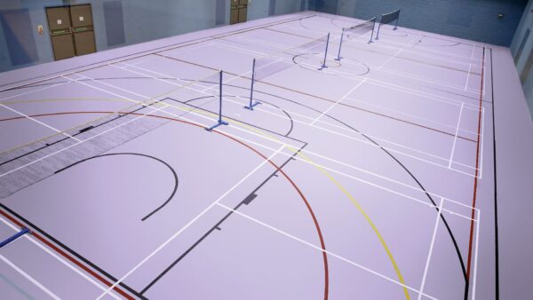 Wykładzina sportowa Taraflex Comfort Gerflor 0047 Mallow