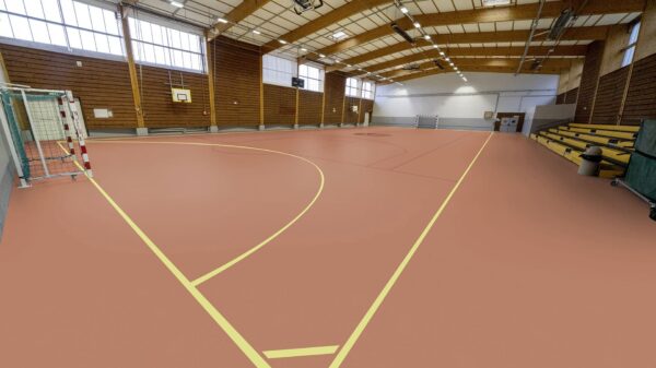Wykładzina sportowa Taraflex Comfort Gerflor 6348 Clay