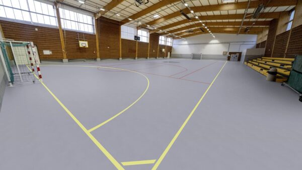 Wykładzina sportowa Taraflex Comfort Gerflor 6758 Silver Gray