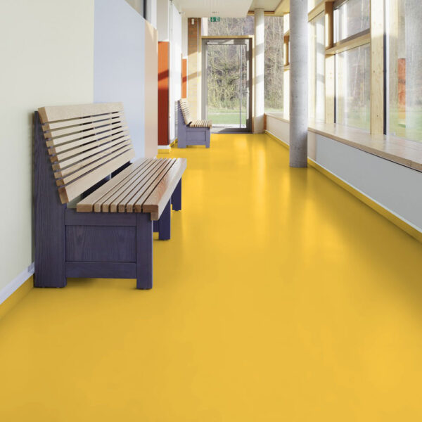 Wykładzina sportowa Tarkett Omnisports Compact Uni Tonic Yellow